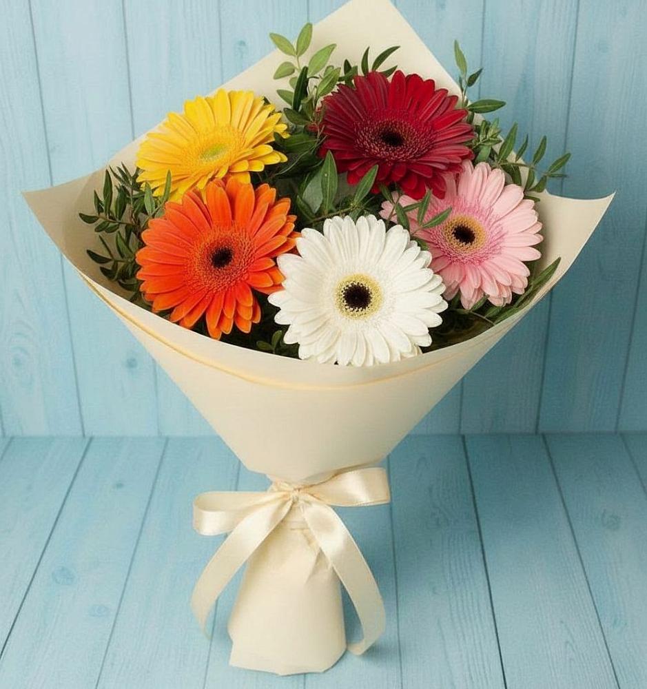 Букет цветов из: Герберы в Панкрушихе
