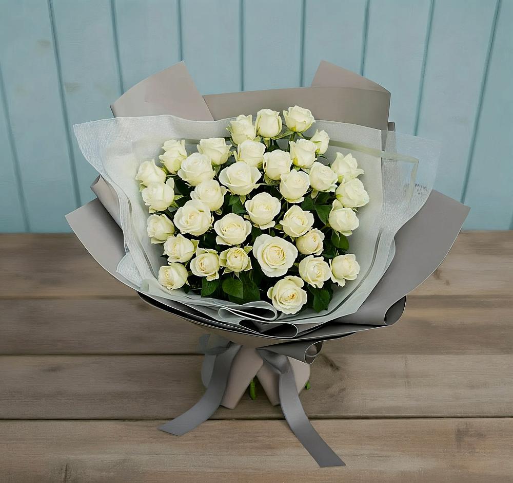 Букет Белоснежная нежность в Панкрушихе