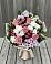 Букет цветов из: Альстромерии, Гвоздики, Розы и Хризантемы в Панкрушихе