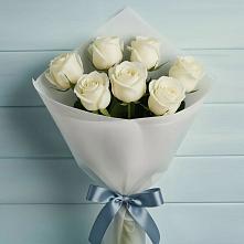 Букет 7 Белых роз Эдлесс Лав #REPLACE_PRED# Панкрушихе