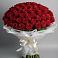 Букет 101 Красная роза Блэк Мэджик в Панкрушихе