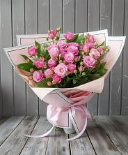 Букет Розовый кустик в Панкрушихе