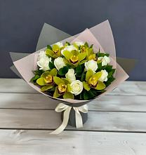 Букет цветов из:  Орхидеи и Розы в Панкрушихе