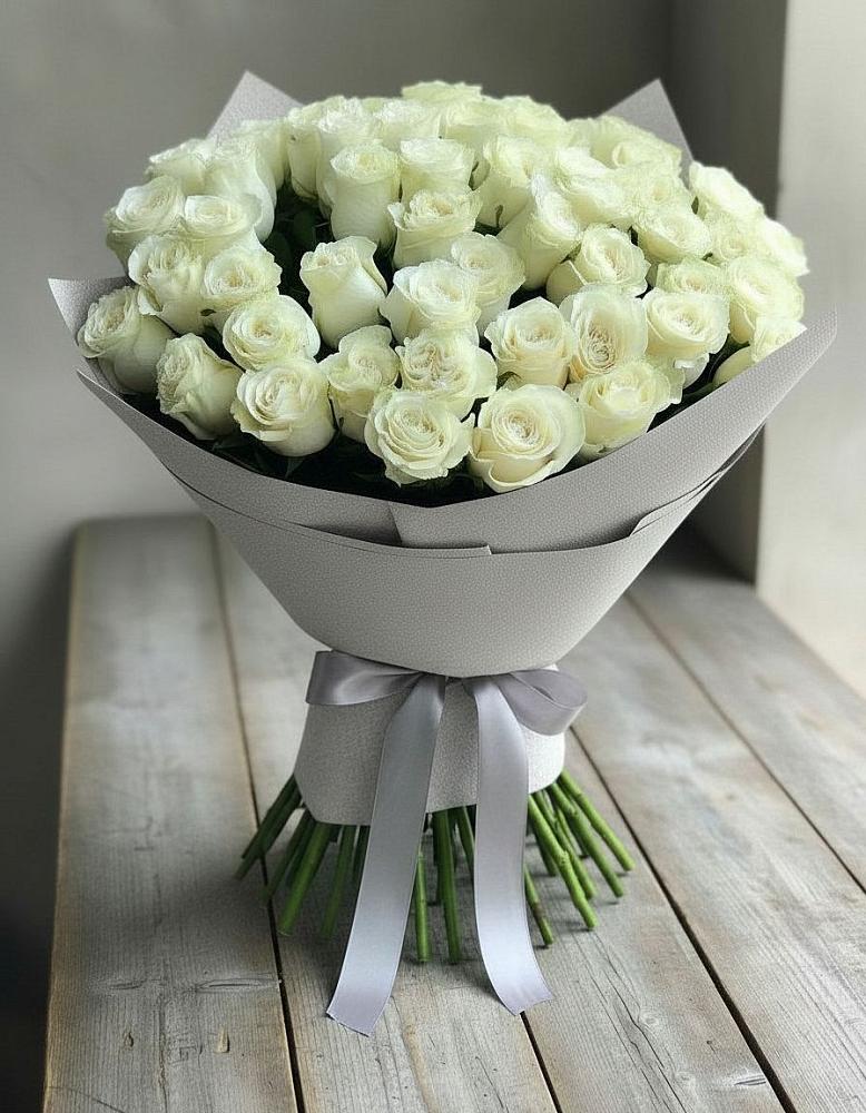 Букет 35 Белых роз в Панкрушихе
