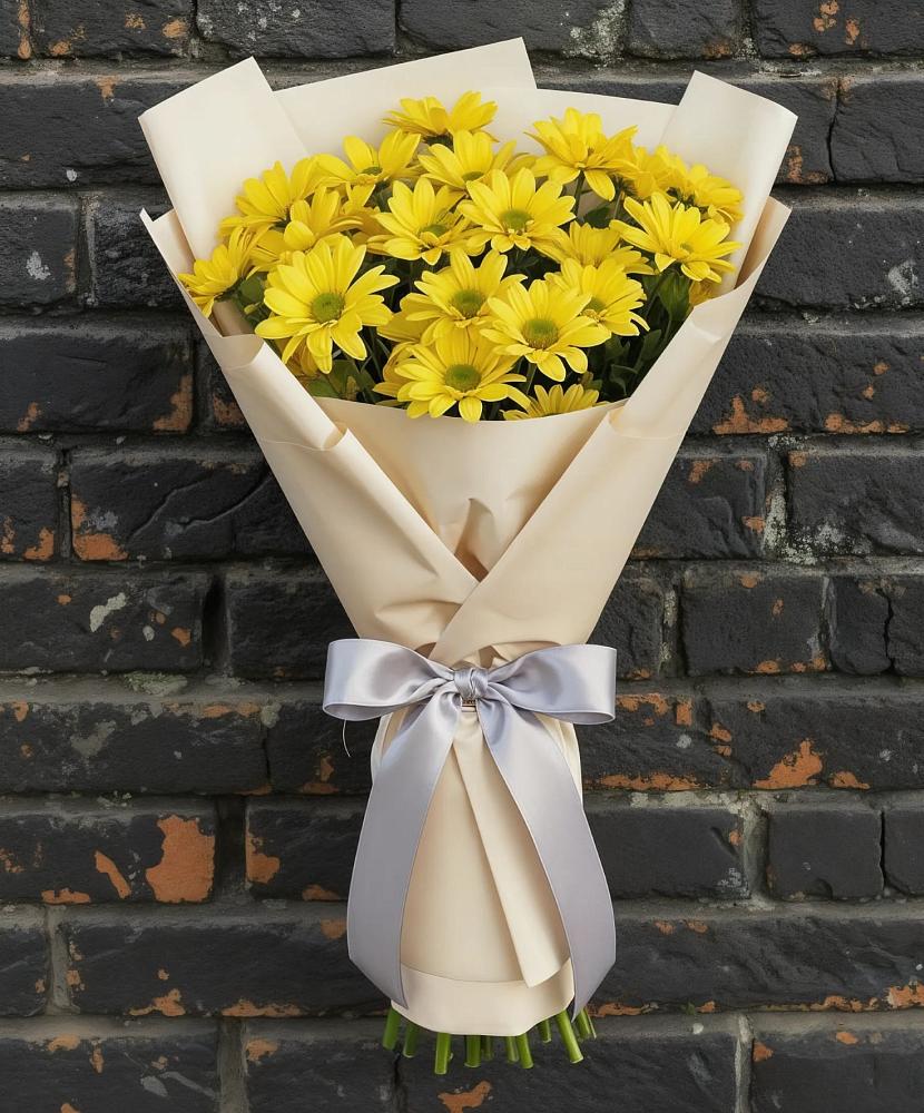 Букет цветов из: Хризантемы в Панкрушихе