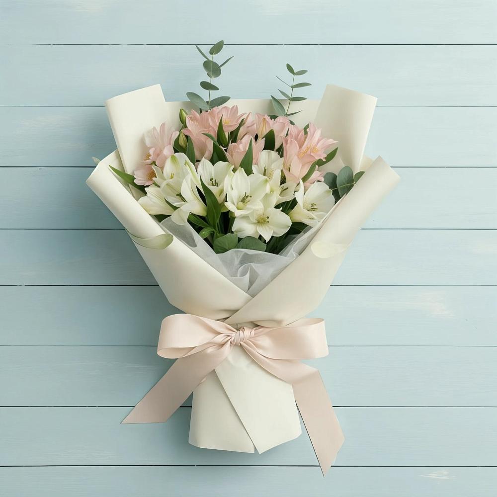 Букет цветов из: Альстромерии в Панкрушихе