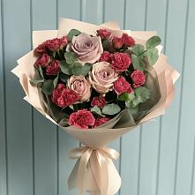 Букет цветов из:  Гвоздики и Розы в Панкрушихе