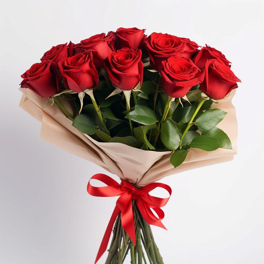 Букет 11 Красных роз Эдлесс Лав в Панкрушихе