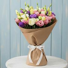 Букет цветов из:  Лизиантусы в Панкрушихе
